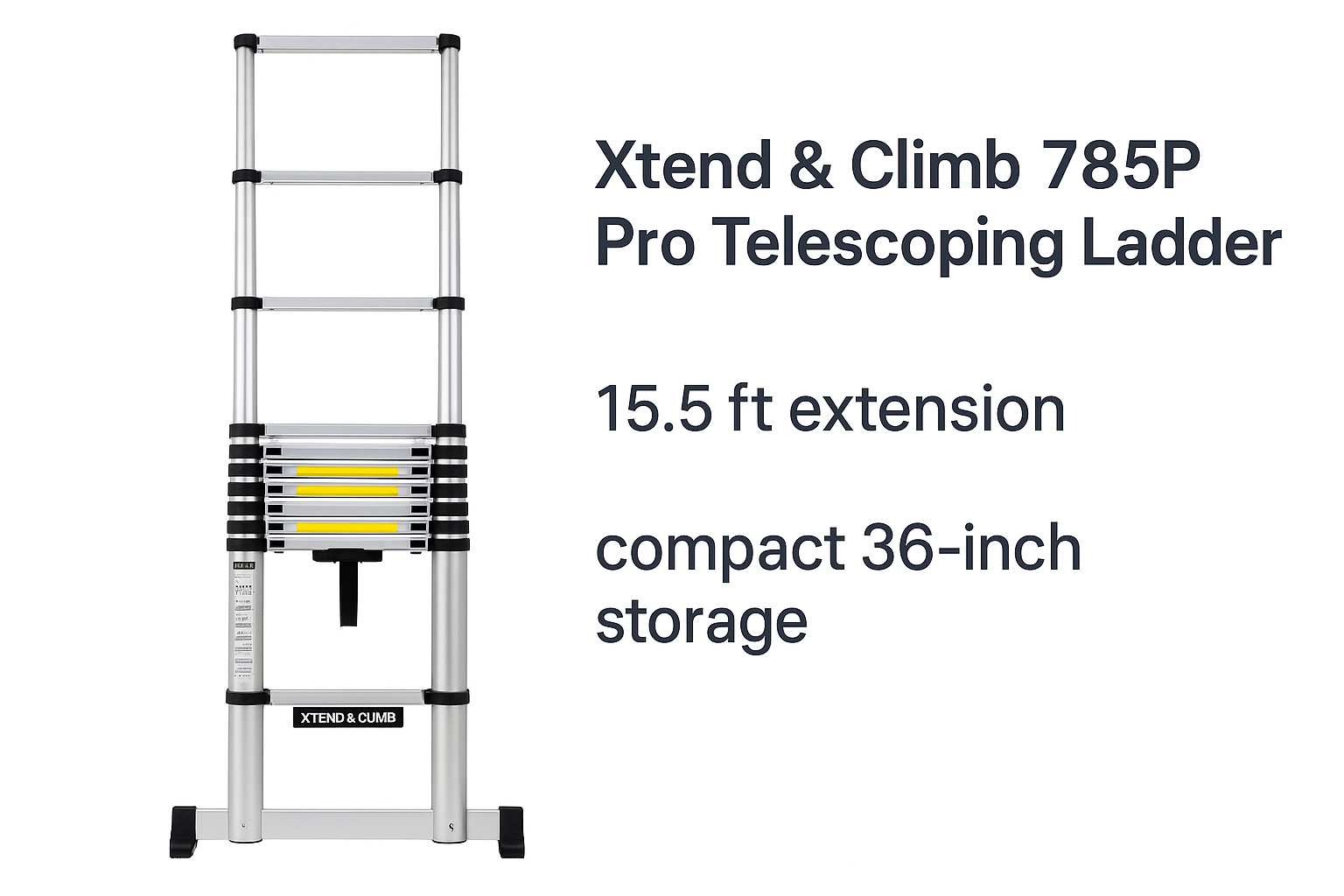 Xtend & Climb 785P Pro Telescoping Ladder – The Compact Powerhouse Every Pro and Homeowner Needs