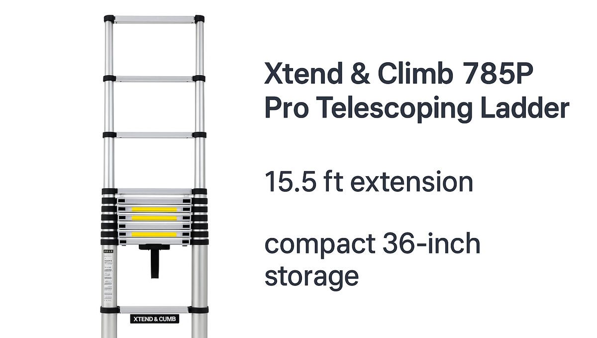 Xtend & Climb 785P Pro Telescoping Ladder – The Compact Powerhouse Every Pro and Homeowner Needs