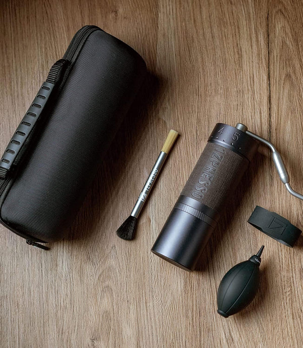 1Zpresso J MAX S Manual Coffee Bean Grinder with Adjustable Settings Patented Conical Burr Grinder for Coffee Beans Stainless Steel Burr Coffee Grinder