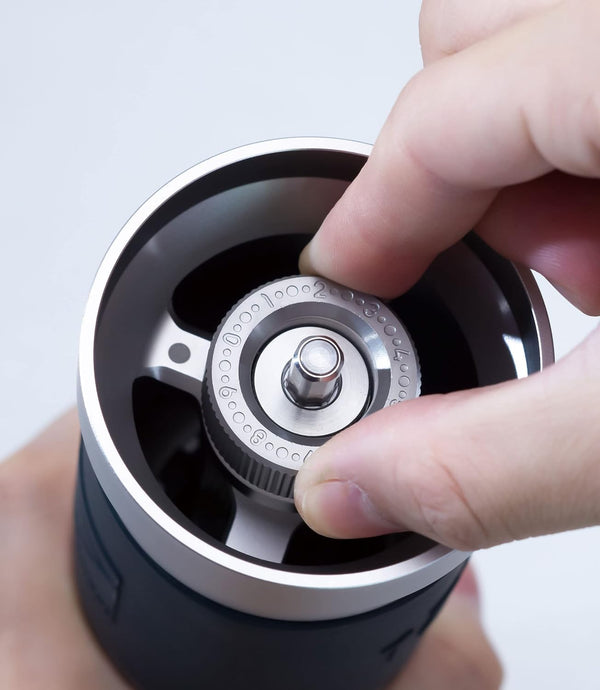 1Zpresso JX PRO S Manual Coffee Bean Grinder with Adjustable Setting Patented Conical Burr Grinder for Coffee Bean & Aeropress Drip Coffee Espresso French 35 g