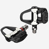 Favero Assioma PRO RS‑1 single-sided SPD‑SL power meter pedal in carbon‑tech body, left pedal sensor visible