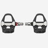 Favero Assioma PRO RS‑1 single-sided SPD‑SL power meter pedal in carbon‑tech body, left pedal sensor visible