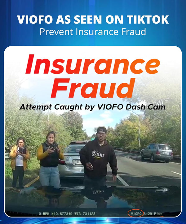 VIOFO A119 V3 2K front dash cam installed in car