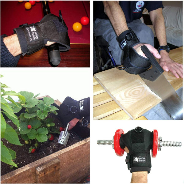 Active Hands General Purpose Aid - Black, Small, Right Hand