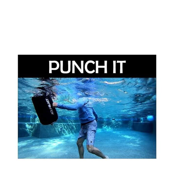 AquaBLAST Portable Pool Fitness and  workout Punching Bag for Swimming Pools | Exercise For Strength Training | 20, 25 Liter Bags