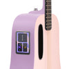 Blue Lava 36" Electric Acoustic Smart Guitar with HiLava System and AirFlow Bag (Coral/Lavender) (Right Hand)