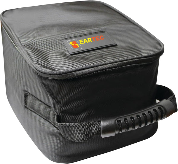 Ultralite ETP4S full duplex wireless intercom system with four single headsets and noise-reducing microphones