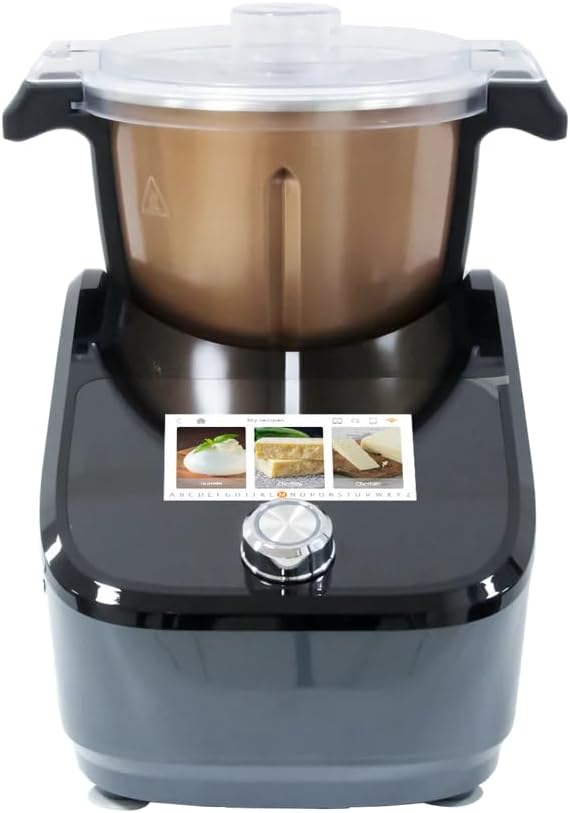 Fromaggio Smart Home Cheese Maker with stainless steel finish and Wi-Fi app control