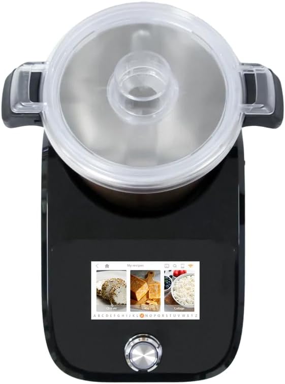 Fromaggio Smart Home Cheese Maker with stainless steel finish and Wi-Fi app control