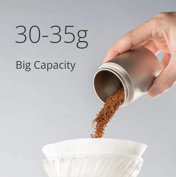 1Zpresso J Manual Coffee Grinder with foldable handle and silicone grip