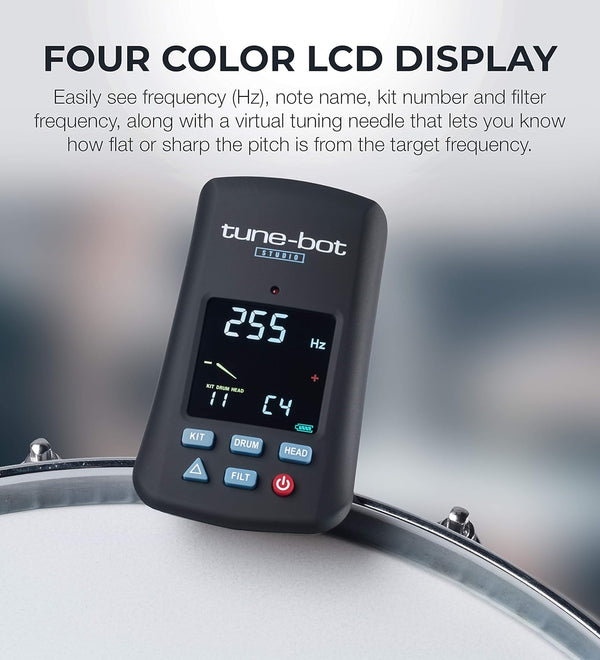 Tune-Bot Studio TBS-001 Digital Drum Tuner with color LCD