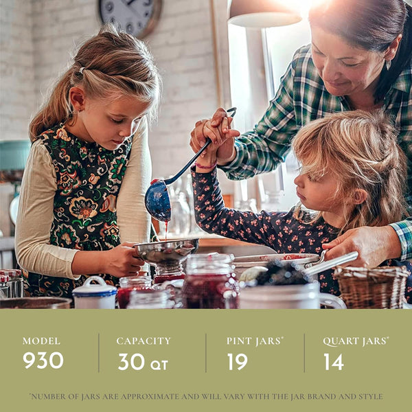 USA-made cast aluminum 30 qt pressure cooker & canner