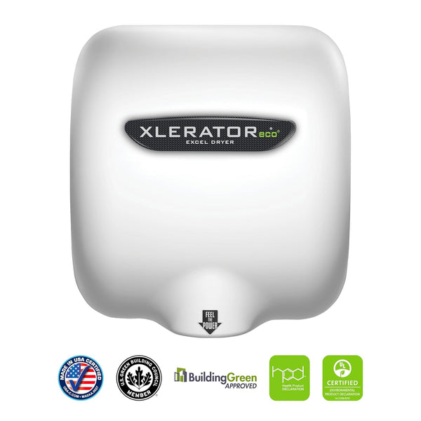 Touch-free infrared sensor on XLERATOR XL-BW-ECO automatic hand dryer