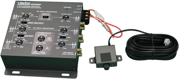 Clarion MCD360 3-Way Electronic Crossover front view