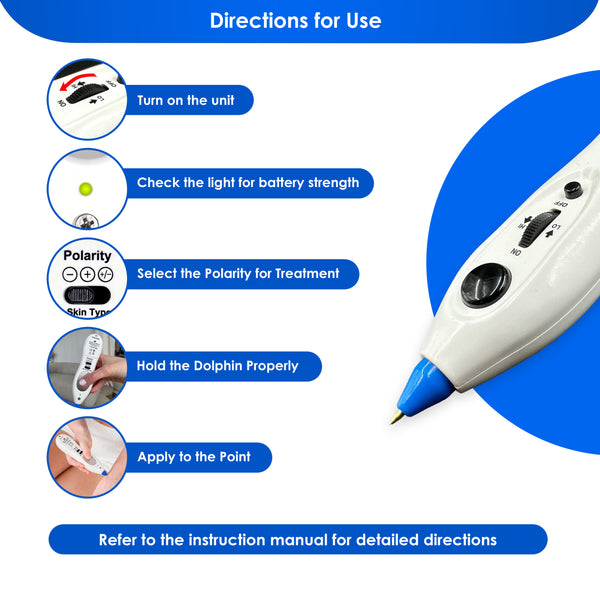 how to use Dolphin Neurostim device step by step instructions