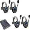 UltraLITE PRO16 ETP4S Wireless Intercom System with 4 Single-Ear Headsets