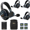 UltraLITE PRO16 ETP4S Wireless Intercom System with 4 Single-Ear Headsets