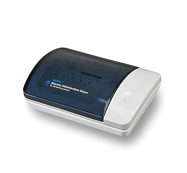 Electronic Kapak Ultra Violet C clean hearing aid dryer and dehumidifier automatic dry case