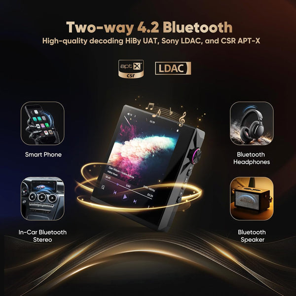 HIDIZS AP80 Pro-X high-resolution audio player front view