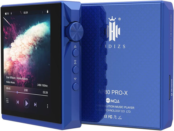 HIDIZS AP80 Pro-X Bluetooth music player with LDAC, aptX, and HiBy UAT wireless audio support