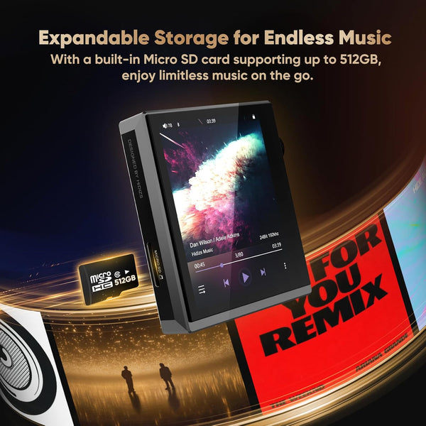 HIDIZS AP80 Pro-X portable Hi-Fi music player for on-the-go high resolution audio listening