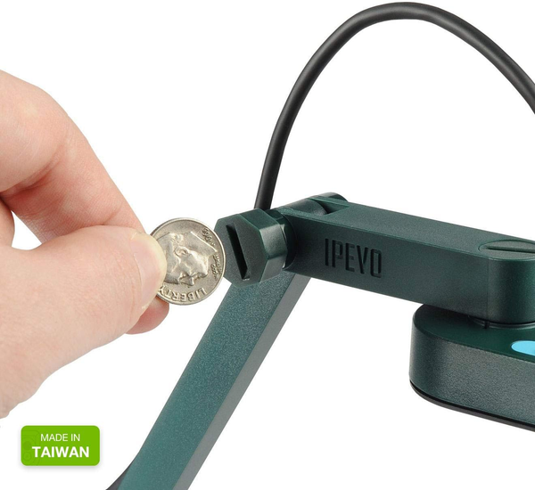IPEVO V4K Ultra High Definition USB Document Camera by IPEVO