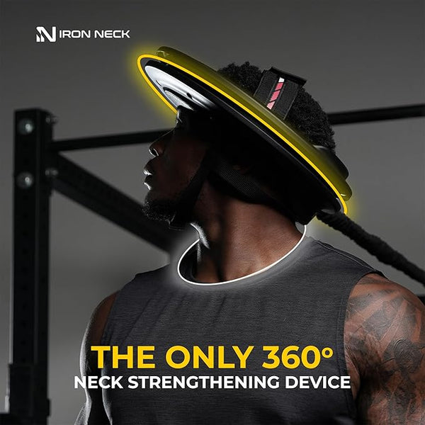 Iron Neck Strength & Therapy Device with AirFit system for neck training, rehab, and posture correction.