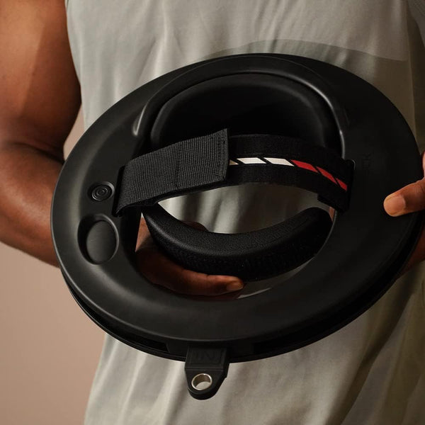 Iron Neck Strength & Therapy Device with AirFit system for neck training, rehab, and posture correction.