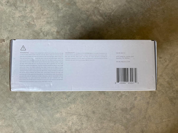 Iron Neck Strength & Therapy Device with AirFit system for neck training, rehab, and posture correction.