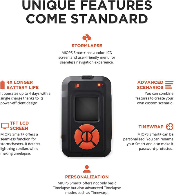 MIOPS Professional Smart Camera Trigger with Bluetooth and Multi-Sensor Modes