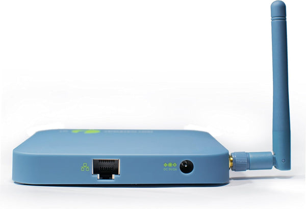 SensorPush G1 WiFi gateway showing Ethernet port and power input for stable home monitoring setup