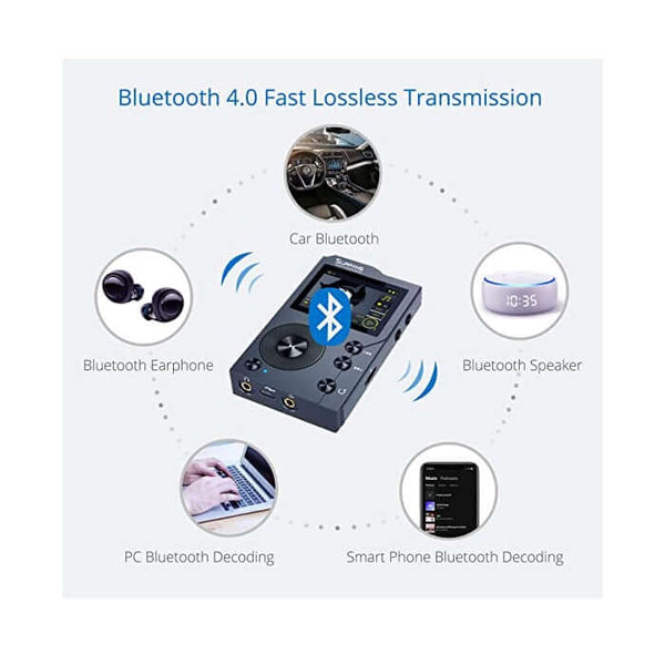 surfans f20 hifi mp3 player with bluetooth