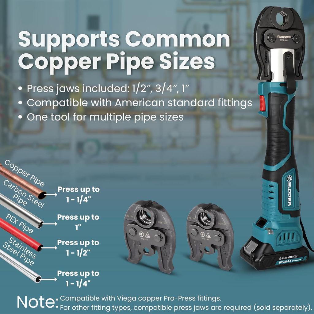 MP-1930 Heavy-Duty ProPress Copper Pipe Crimper Tool | Pete Organics