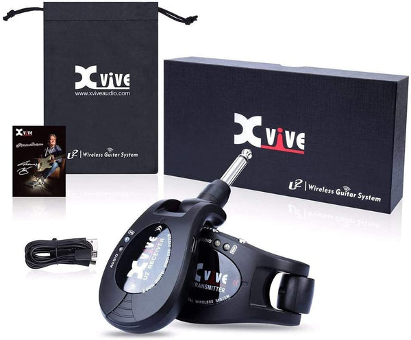 Xvive U2 Guitar Wireless System - Transmitter & Receiver, Includes Guitar Pick