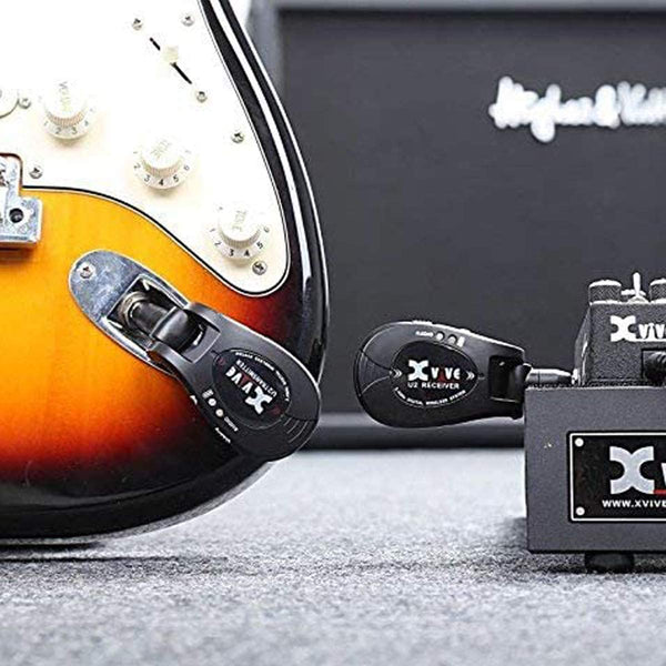 Xvive U2 Guitar Wireless System - Transmitter & Receiver, Includes Guitar Pick