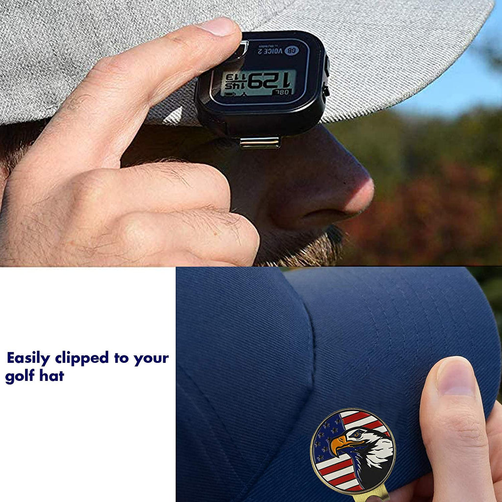GolfBuddy Clip-on Voice Golf Navigation GPS Hat Clip Pete Organics