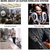 Xvive U2 Guitar Wireless System - Transmitter & Receiver, Includes Guitar Pick
