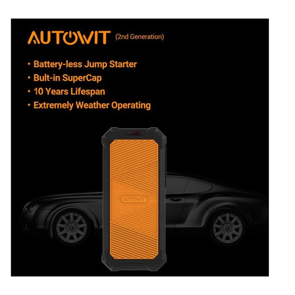 Autowit-Jump-Starter-350F SuperCap 2 12-Volt Battery-Less