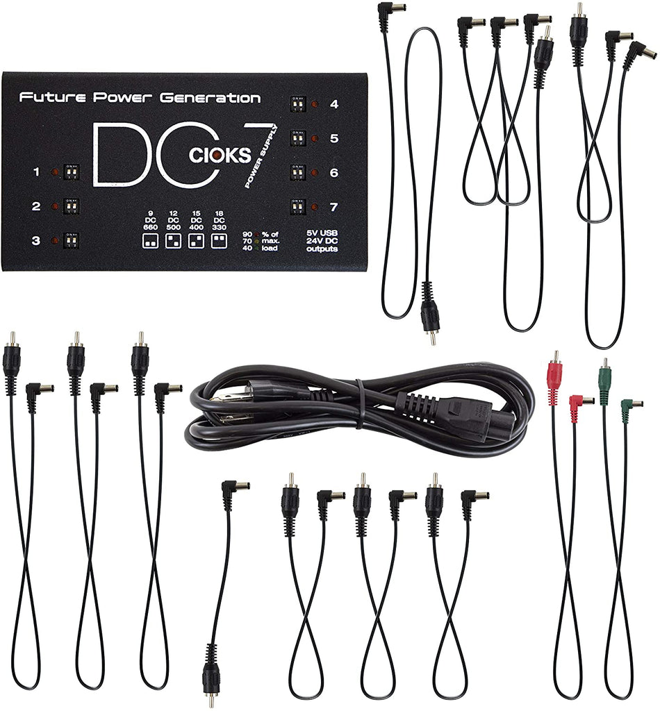 Cioks DC7 Link 7 Isolated Power Supply 9V / 12V / 15V / 18V DC Pete Organics