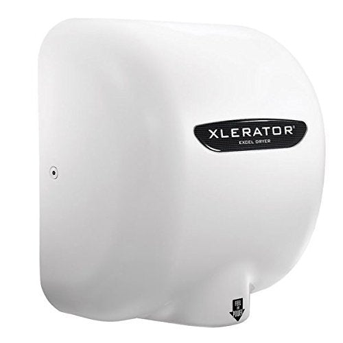 Excel Dryer XLERATOR eco XL-BW-ECO Hand Dryer, No Heat, White Thermoset Resin (BMC) Cover - 500 Watts