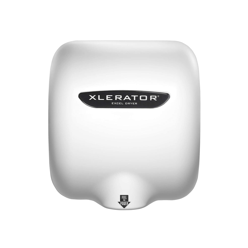 Excel Dryer XLERATOR eco XL-BW-ECO Hand Dryer, No Heat, White Thermoset Resin (BMC) Cover - 500 Watts