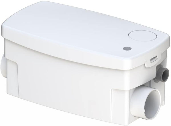 Saniflo 010 SANISHOWER, Upflush Toilet Water Basement, Bathroom & Water Pump Shower, Light Duty Gray sink system,