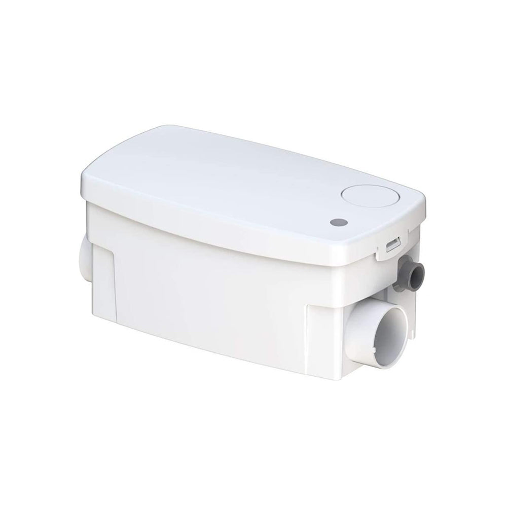 Saniflo 010 SANISHOWER, Upflush Toilet Water Basement, Bathroom & Water Pump Shower, Light Duty Gray sink system,