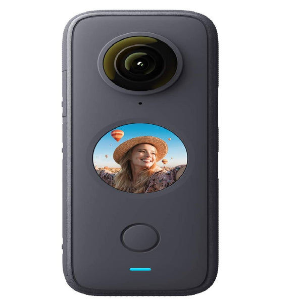 Insta360 ONE X2 360 Degree Waterproof Action Camera, 5.7K 360, Stabilization, Touch Screen, AI Editing, Live Streaming, Webcam, Voice Control
