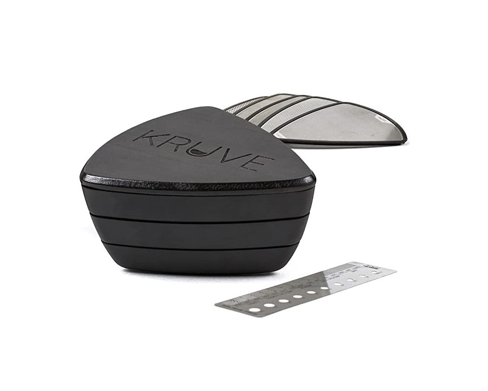 KRUVE Sifter BASE, 5 Grind Sieves,Refine Coffee Grinds (Black Edition