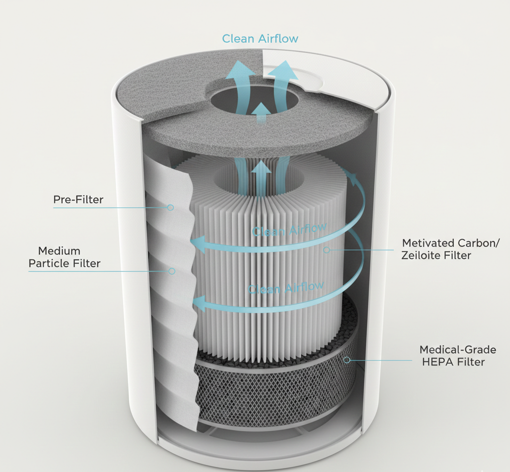 How Austin Air’s 4-Stage Filtration System Works