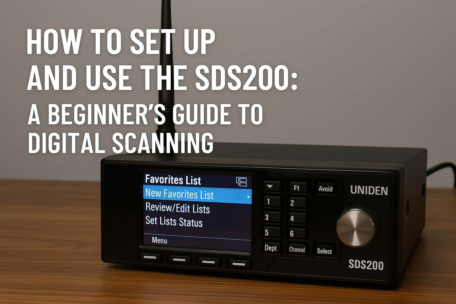 How to Set Up and Use the SDS200: A Beginner’s Guide to Digital Scanning
