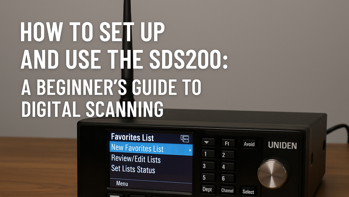 How to Set Up and Use the SDS200: A Beginner’s Guide to Digital Scanning