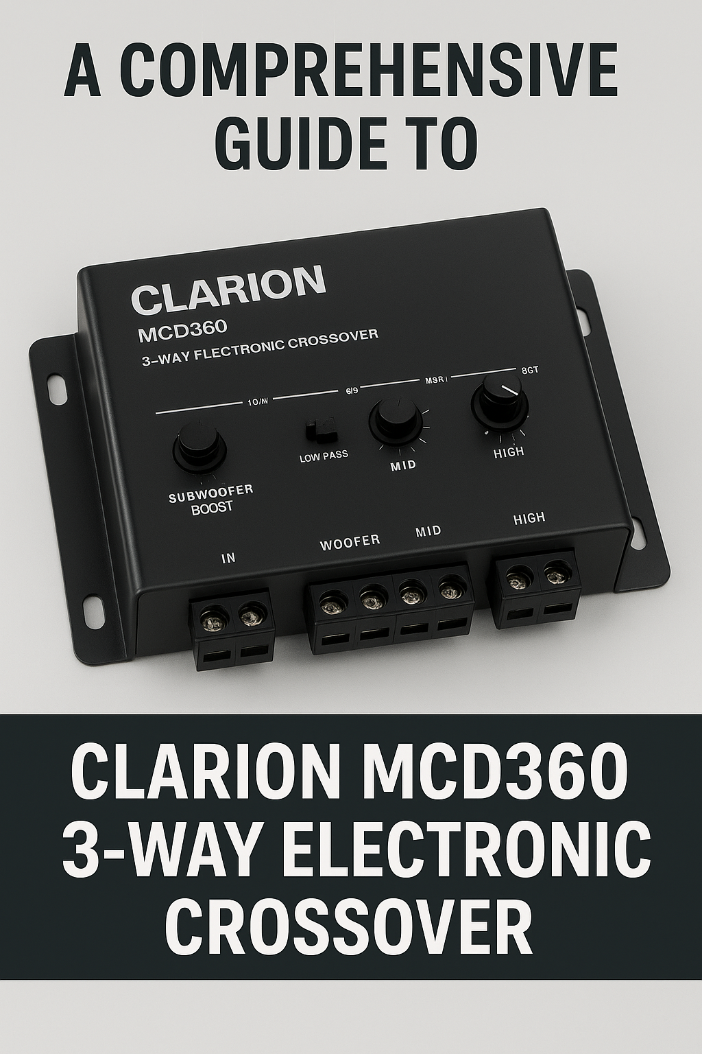 Unlock Perfect Sound: A Deep Dive into the Clarion MCD360 3-Way Electronic Crossover
