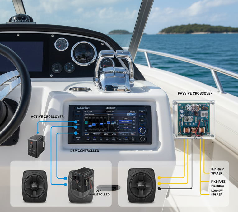 Electronic Crossover vs. Passive Crossover: Why the Clarion MCD360 Is the Smarter Choice